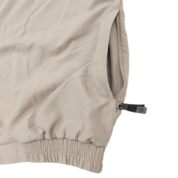 Nike Jacket Mens XL Beige Pullover 1/4 Button Long Sleeve Performance Golf - Picture 4 of 11